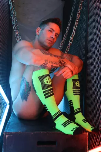 Hypnotix High Socks Black-Neon Green – 3/6