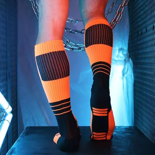 Hypnotix High Socks Black-Orange – 2/5