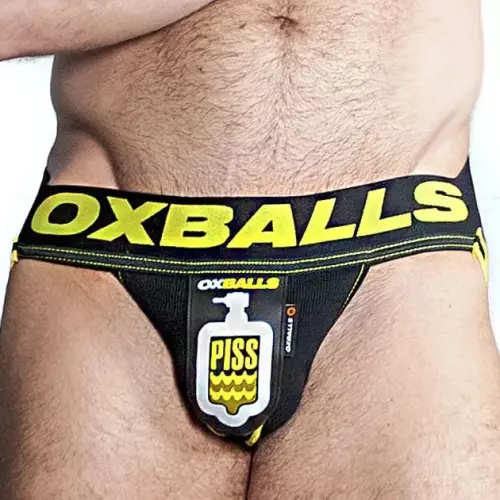 Jockstrap Oxjok Pisspig Zwart – 1/6