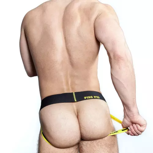 Jockstrap Oxjok Pisspig Zwart – 5/6