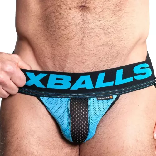 Jockstrap Oxjok Airmesh Bleu – 1/6