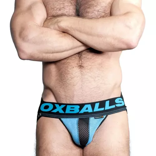 Jockstrap Oxjok Airmesh Bleu – 3/6