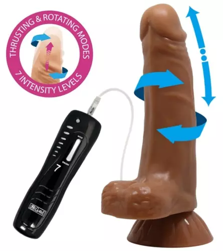 Dildo Hin-und-Her Easton 13 x 4cm Braun – 3/5