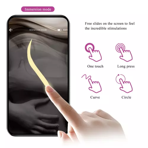 Vibrierende Ei Verbunden Elektro Doreen 7 x 3.4 cm Pflaume – 7/8