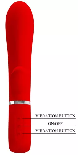 Vibro Kaninchen Thomas 11 x 3.8cm Rot – 3/6