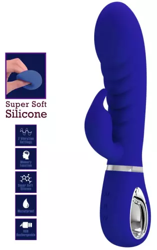 Vibro Kaninchen Prescott 12 x 3.9cm Indigo – 3/6