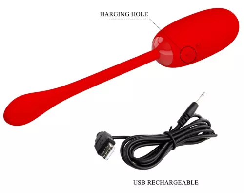 Vibrierende Ei Julius Rot 8 x 3.2cm – 4/6