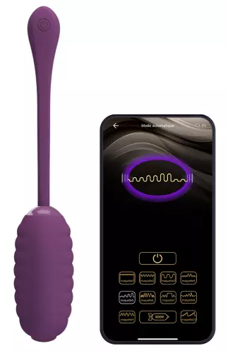 Vibrierende Ei Kabellos Verbunden Casper 8 x 3.5cm Violett – 1/9