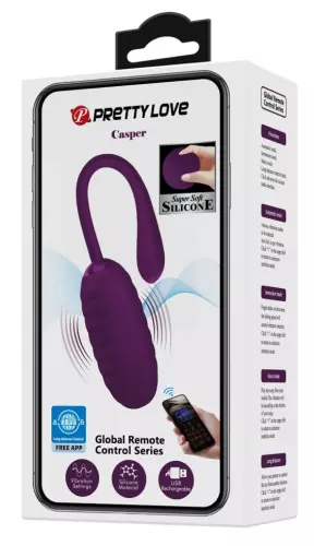 Vibrierende Ei Kabellos Verbunden Casper 8 x 3.5cm Violett – 2/9
