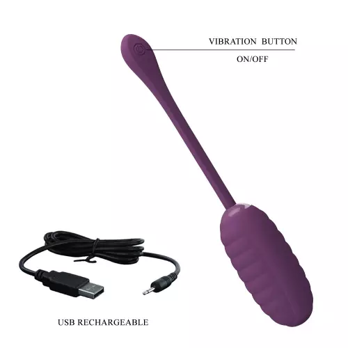 Vibrierende Ei Kabellos Verbunden Casper 8 x 3.5cm Violett – 4/9