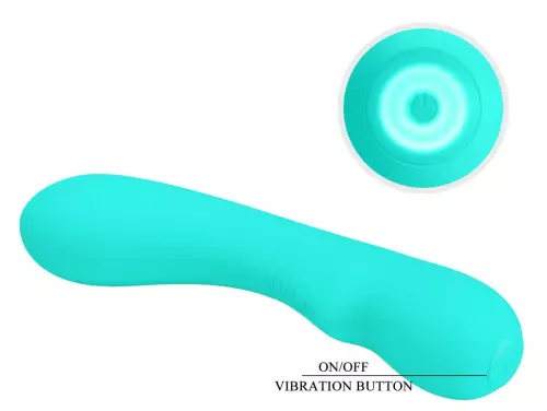 Vibrierende Prostatastimulator Matt 15 x 4cm Türkis – 3/6