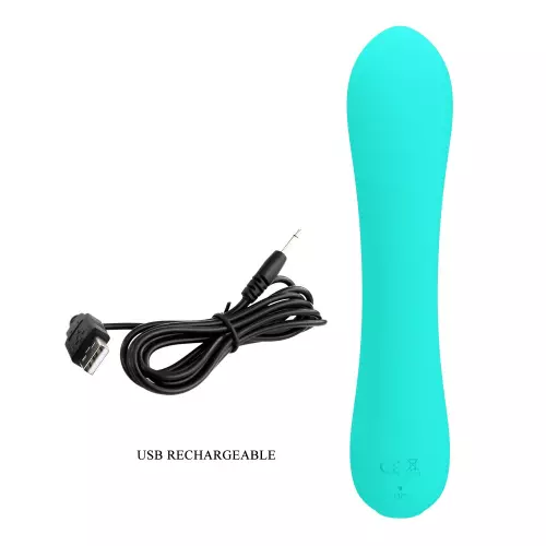 Vibrierende Prostatastimulator Matt 15 x 4cm Türkis – 4/6