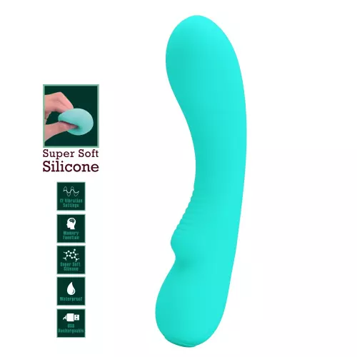 Vibrierende Prostatastimulator Matt 15 x 4cm Türkis – 5/6