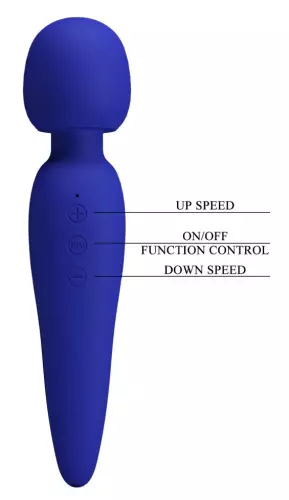 Wand Meredith 21.5cm Kopf 50mm Indigo – 5/6