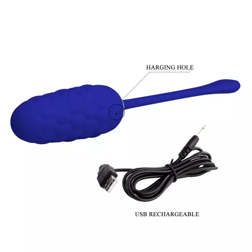 Vibrierende Ei Marina 8 x 3.3cm Indigo – 4/5