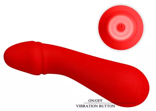 Prostata-Stimulator CETUS 15 x 3,5cm Rot – 4/6