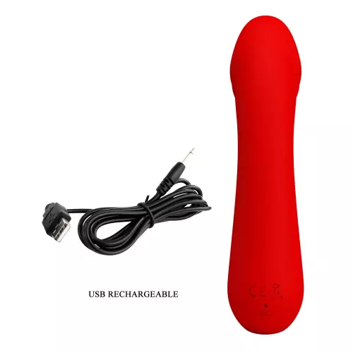 Prostata-Stimulator CETUS 15 x 3,5cm Rot – 5/6