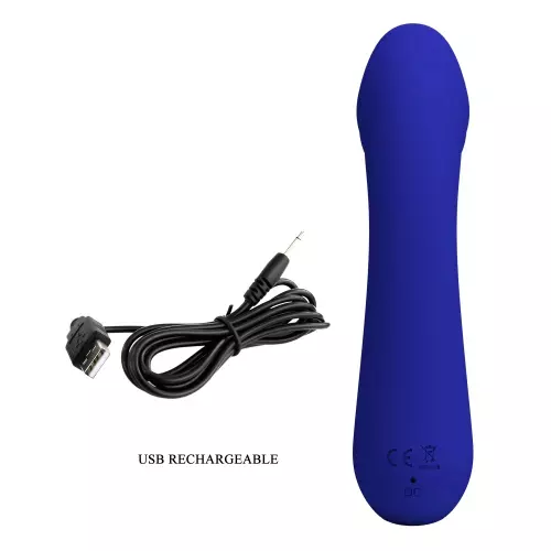 Prostata-Stimulator Cetus 15 x 3,5cm Indigo – 4/6