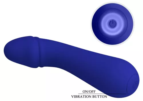 Prostata-Stimulator Cetus 15 x 3,5cm Indigo – 5/6