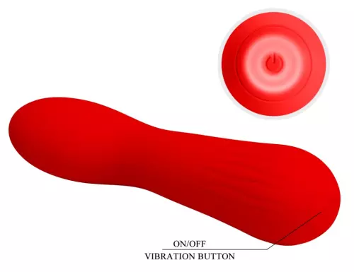 Vibrierender Prostata-Stimulator Faun 14 x 3,4cm Rot – 3/6