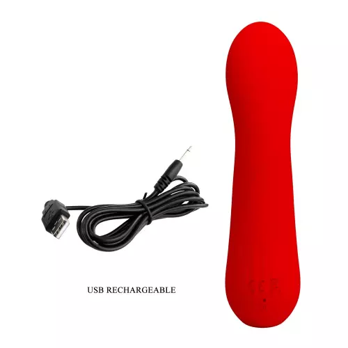 Vibrierender Prostata-Stimulator Faun 14 x 3,4cm Rot – 4/6
