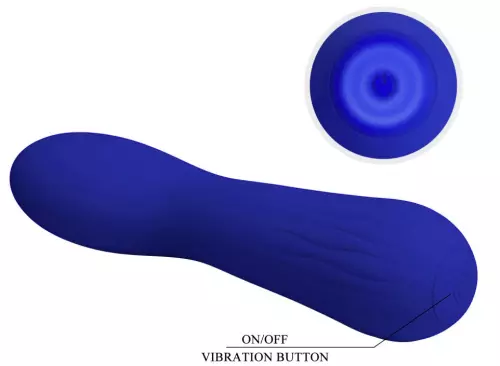 Vibrierender Prostata-Stimulator Faun 14 x 3,4cm Indigo – 3/6