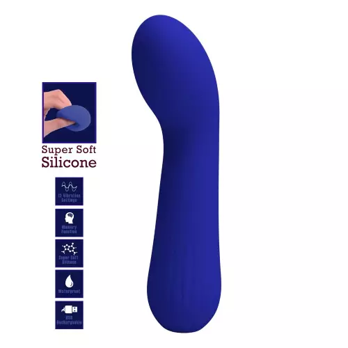 Vibrierender Prostata-Stimulator Faun 14 x 3,4cm Indigo – 5/6