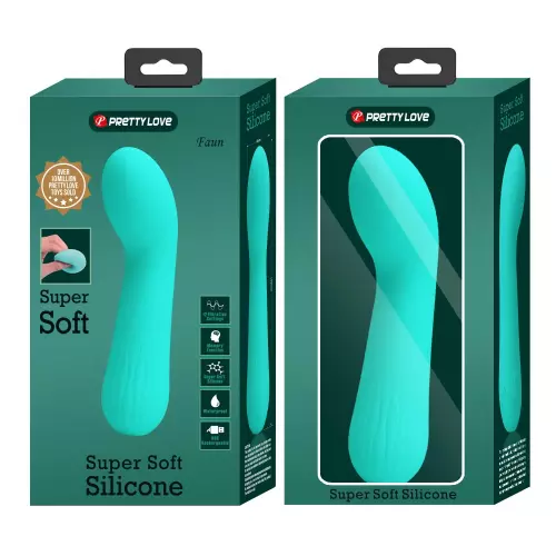 Vibrierender Prostata-Stimulator Faun 14 x 3,4cm Türkis – 2/6