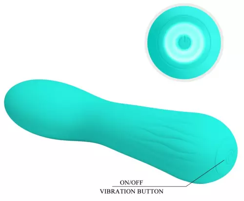 Vibrierender Prostata-Stimulator Faun 14 x 3,4cm Türkis – 3/6
