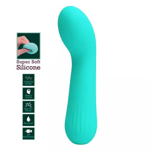 Vibrierender Prostata-Stimulator Faun 14 x 3,4cm Türkis – 5/6