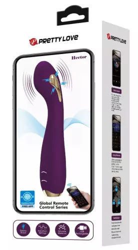 G-Punkt Vibrator Elektro Verbunden Hector 16 x 3,8cm Pflaume – 2/11