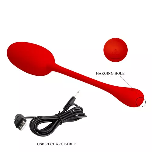 Vibrierendes Ei Knucker 7 x 3,3cm Rot – 5/6