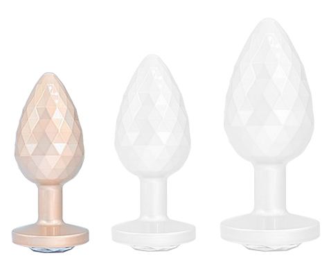 Plug Ikonik Diamond S 6 x 2.7cm Beige