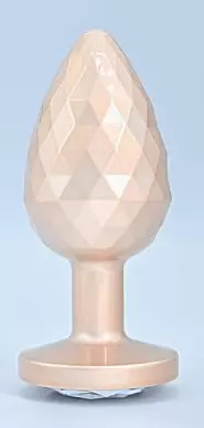Plug Ikonik Diamond L 8 x 4cm Beige – 3/4