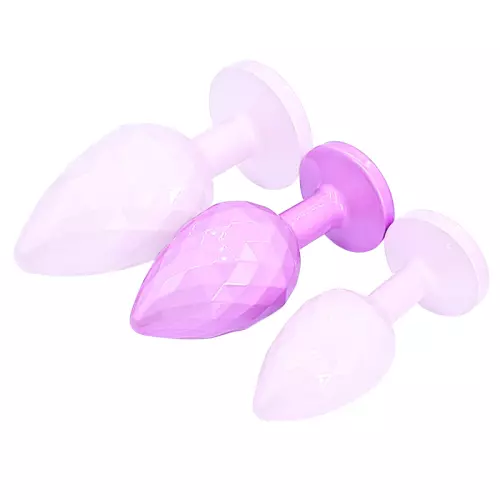 Plug Ikonik Diamond M 7 x 3,3cm Rosa – 2/2