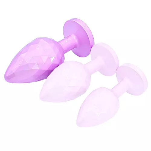 Plug Ikonik Diamond L 8 x 4 cm Rose – 2/2