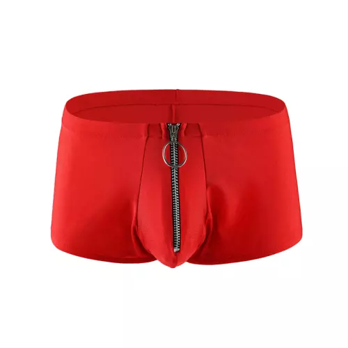 Shorty mit Reißverschluss Mino Rot – 4/4