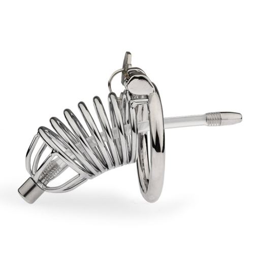 Cage de chasteté Reegik avec Tige d'urètre 8.5 x 3.5cm