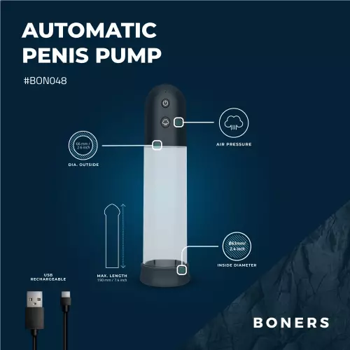 Automatische Penisspumpe Penis Auto Vacuum 19 x 6.5cm – 13/14