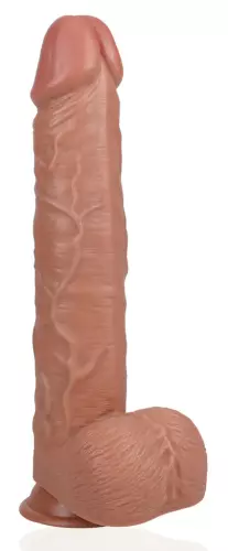 Dildo Extra Lang 29 x 7cm Braun – 1/7