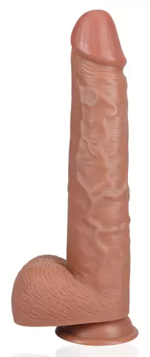 Dildo Extra Lang 29 x 7cm Braun – 5/7