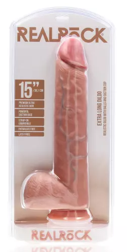 Dildo Extra Lang 31 x 7.5cm Hautfarben – 2/6