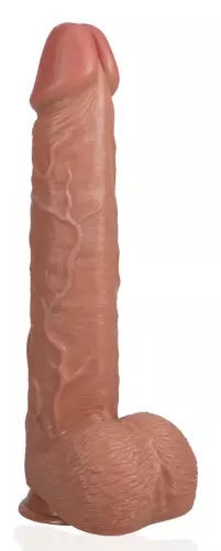 Dildo Extra Lang 31 x 7.5cm Braun – 1/7