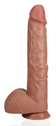 Dildo Extra Lang 31 x 7.5cm Braun – 4/7