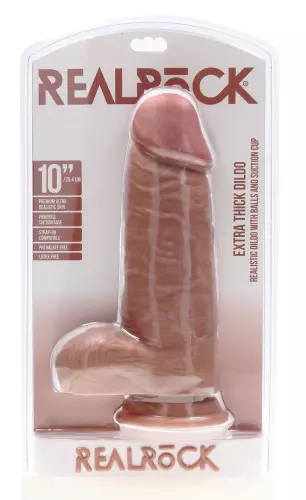 Dildo Extra Thick 21 x 8cm Braun – 2/7