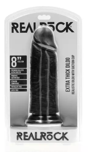 Dildo Extra Thick 20.5 x 6.5cm Schwarz – 2/7