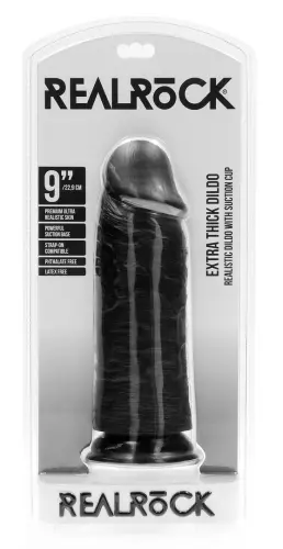 Dildo Extra Thick 23 x 7.5cm Schwarz – 2/6