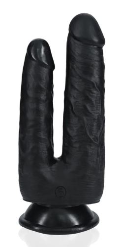 Double Gode Double Trouble 15 x 4.5cm Noir