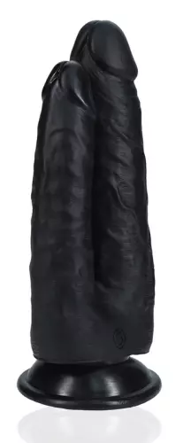 Doppel-Dildo Double Trouble 15 x 4.5cm Schwarz – 3/6