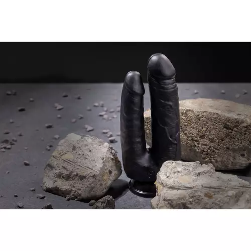 Doppel-Dildo Double Trouble 15 x 4.5cm Schwarz – 4/6